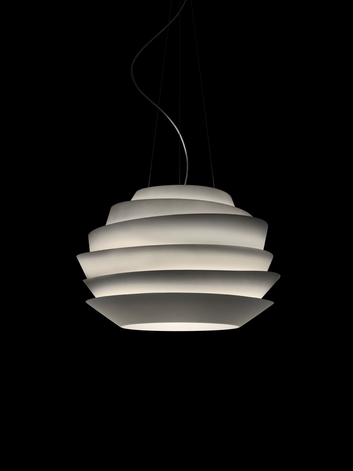 Le Soleil Lustră Pendul E27 & GU10 White 3,5m - Foscarini