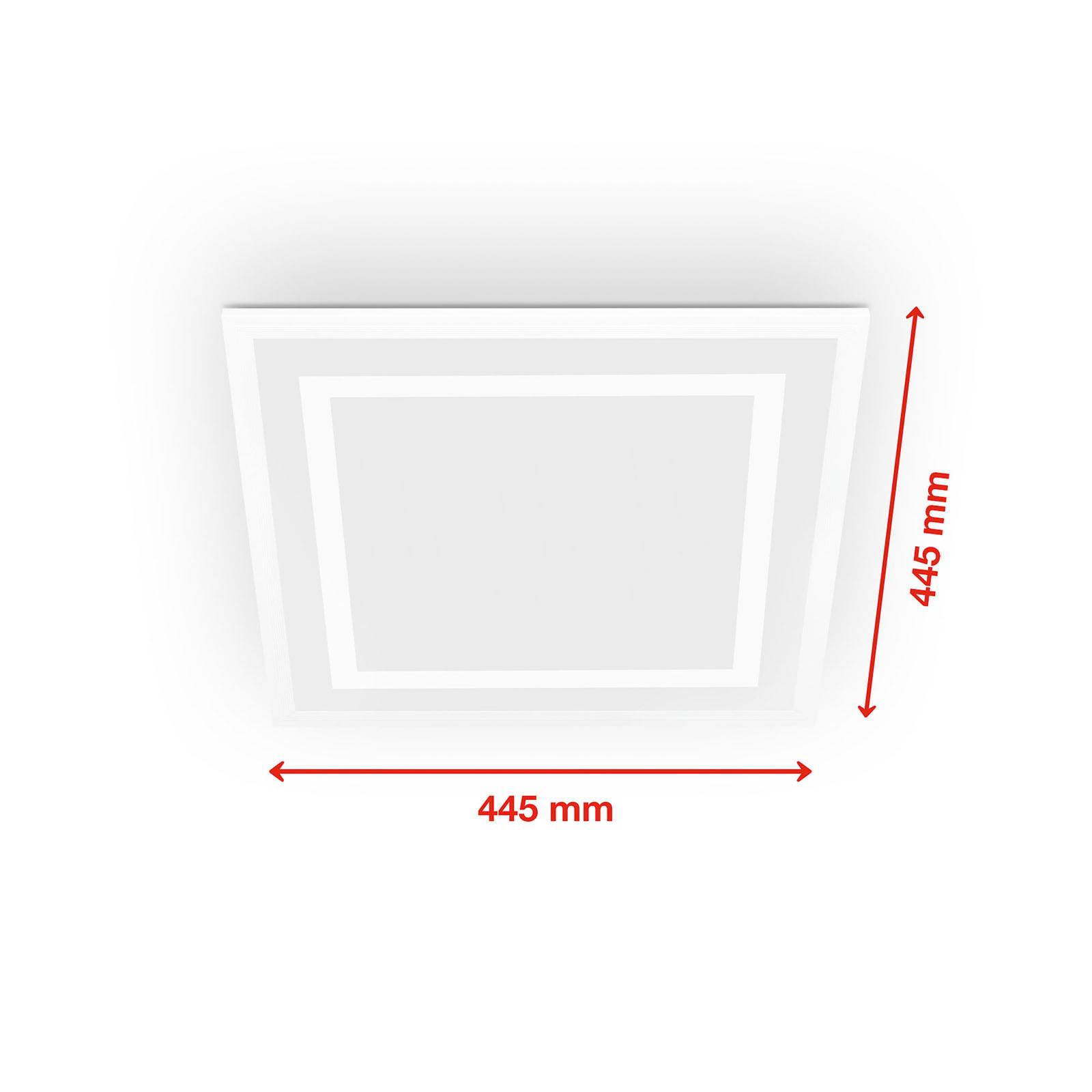 Telefunken led panel framelight remote fehér cct rgb 45x45cm