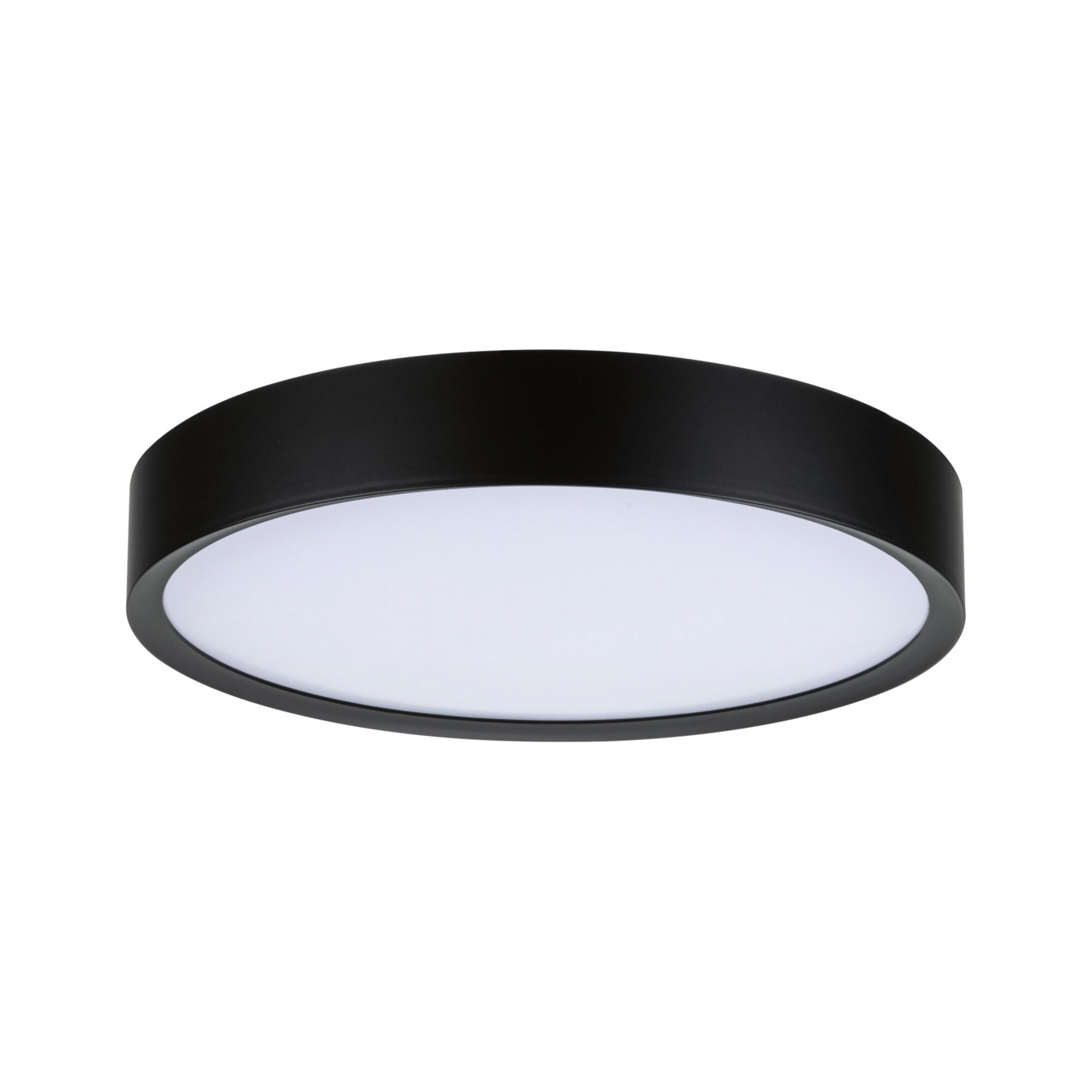 Tega LED Plafonnier IP44 Blanc/Noir - Paulmann