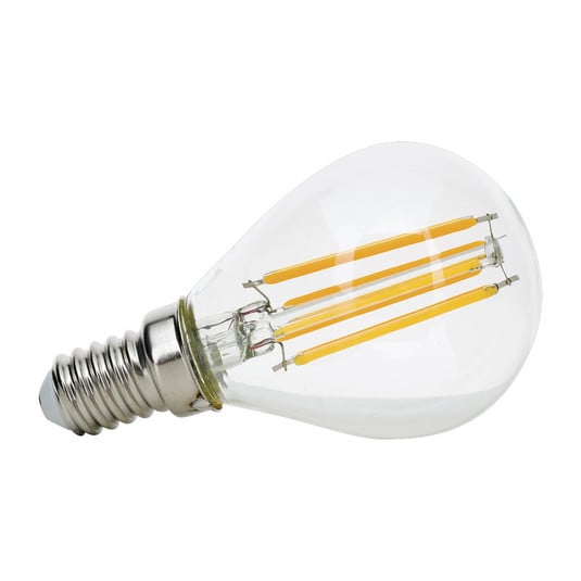 Bec LED lacrimă E14 5W filament 827 dimabil