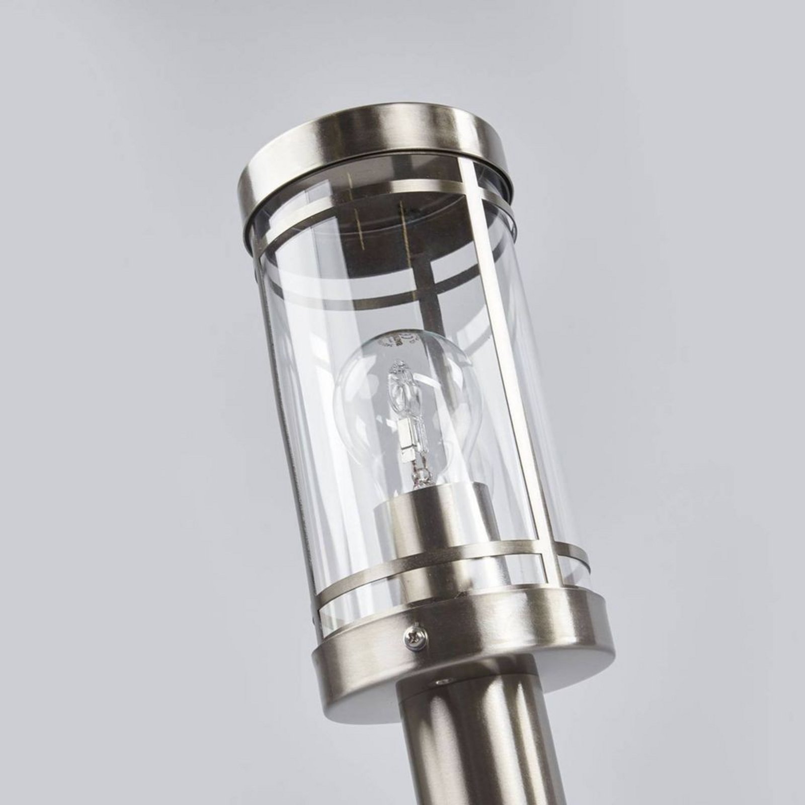 Djori Záhradná Lampa Stainless Steel - Lindby