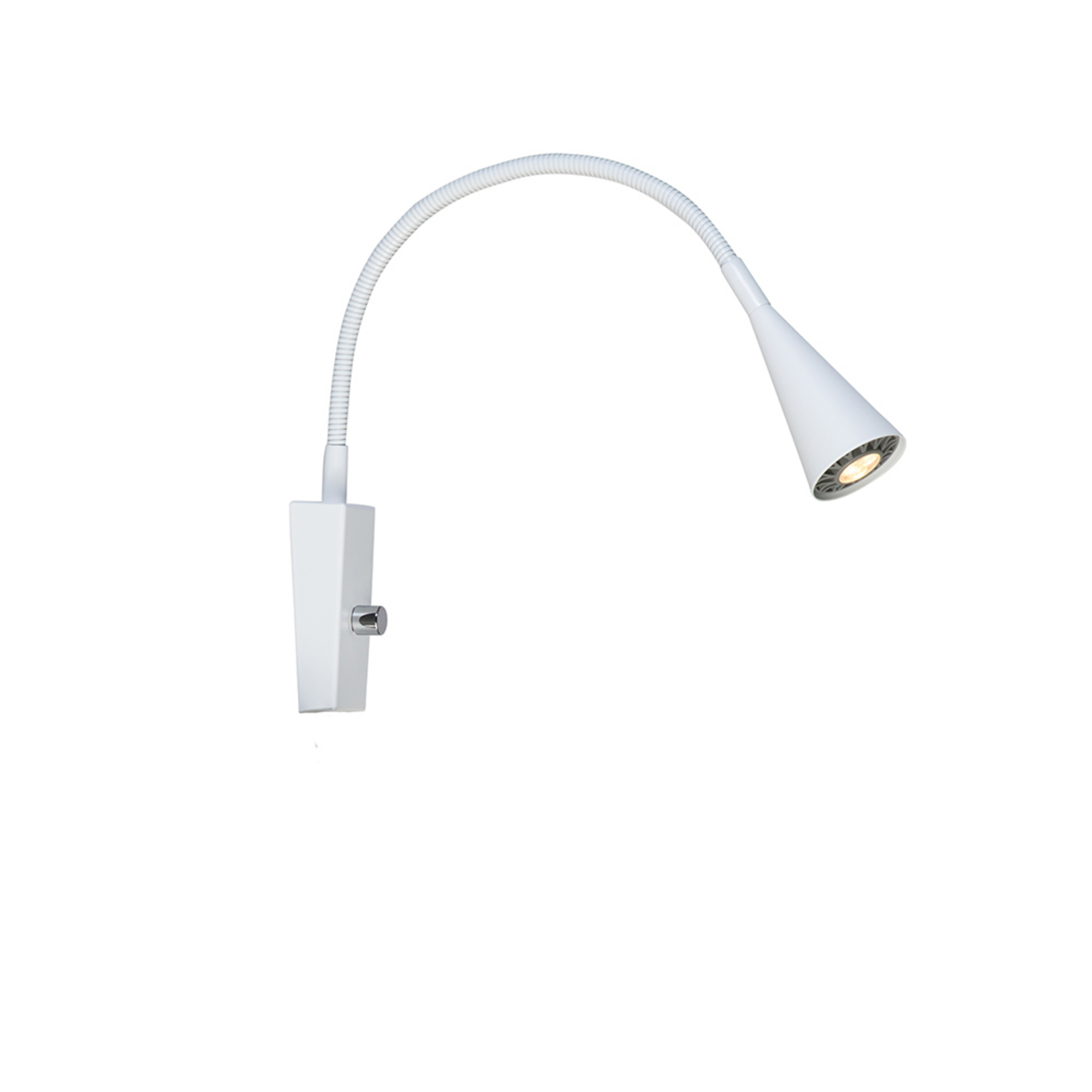 Ledro Wandleuchte Matt Weiß LED 12V Dimmbar - Belid