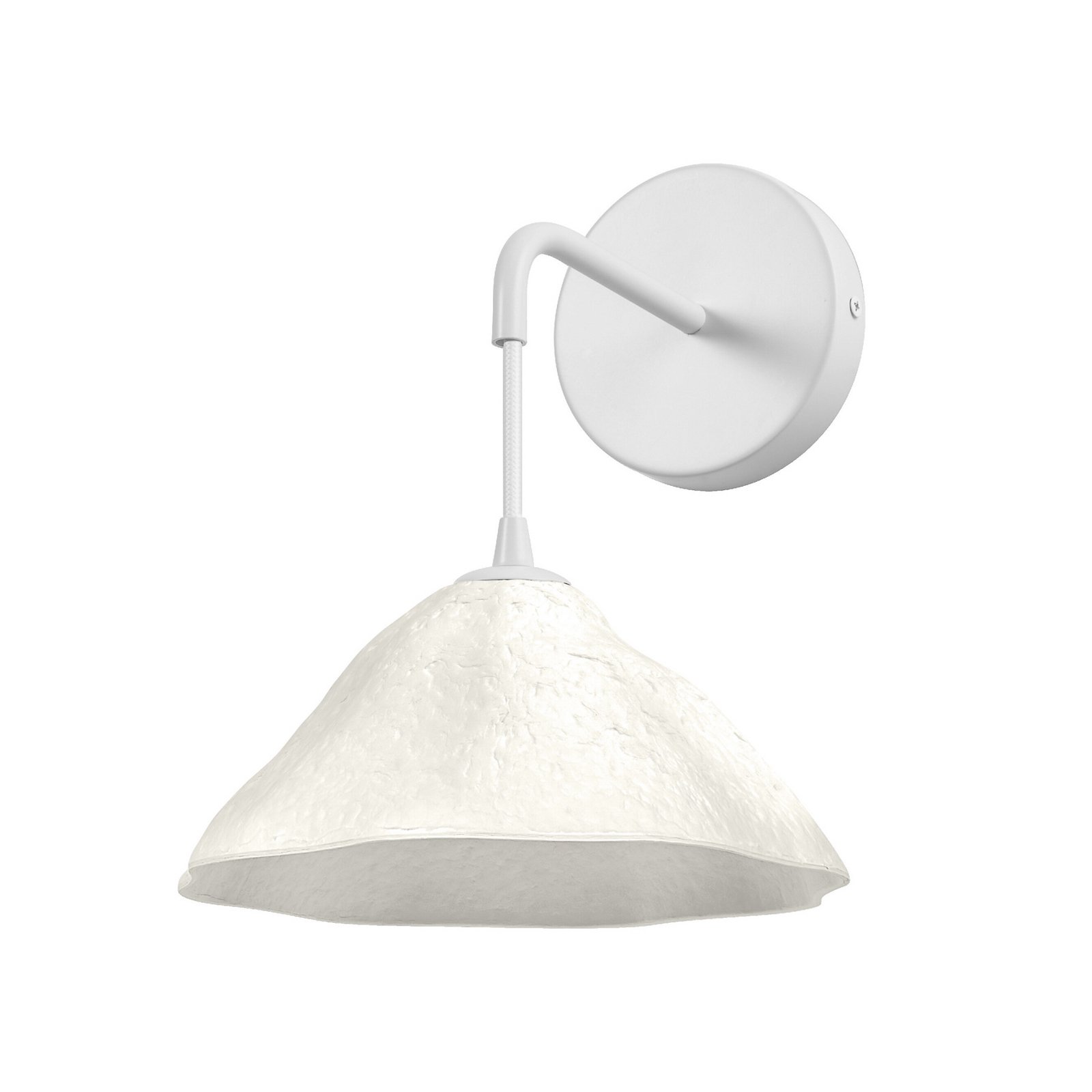 OSRAM Decor Lotus Leaf wall lamp, 1-bulb, white, paper, E14