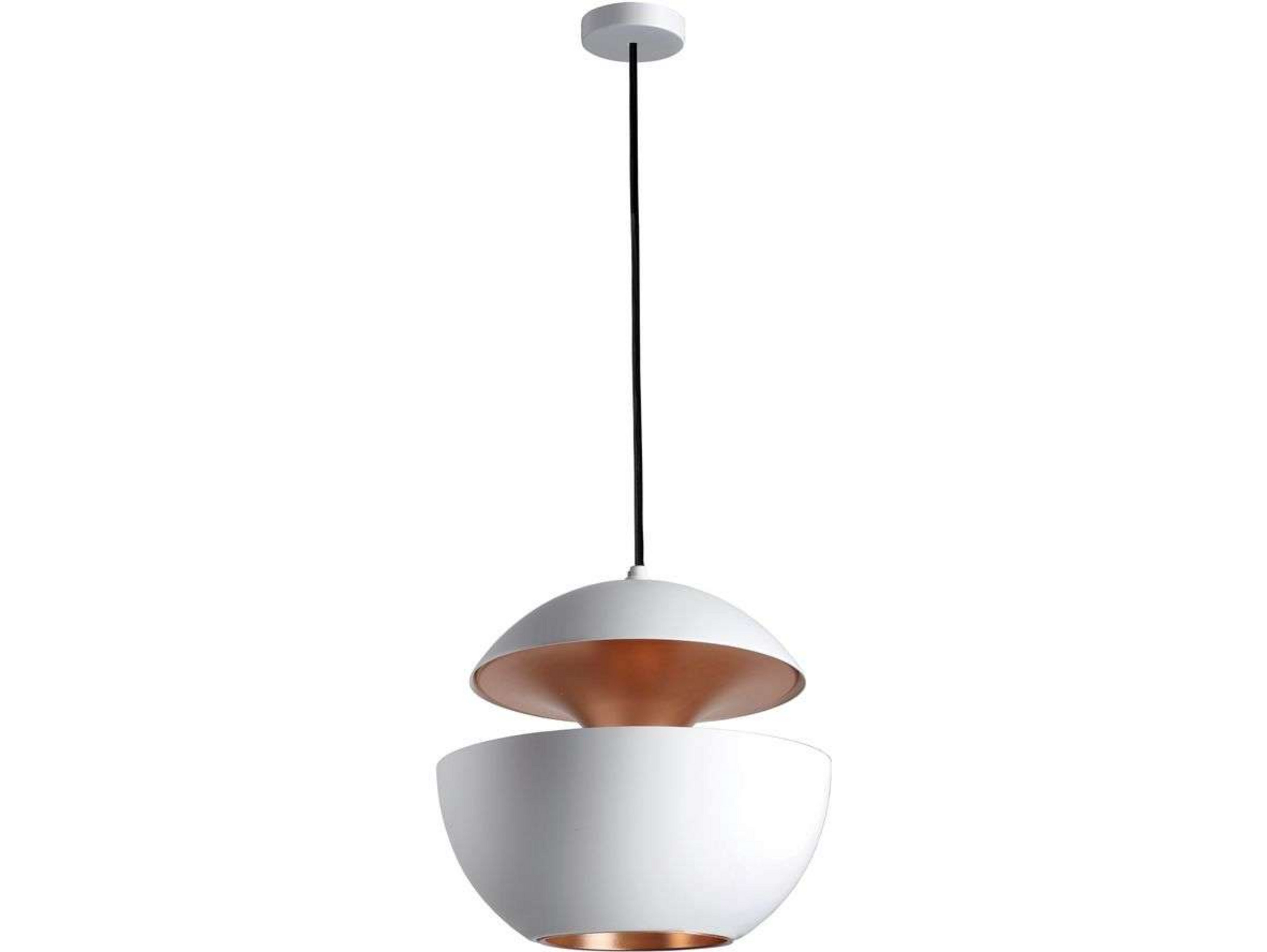 Here Comes The Sun Pendant ø350 White/Copper - DCW