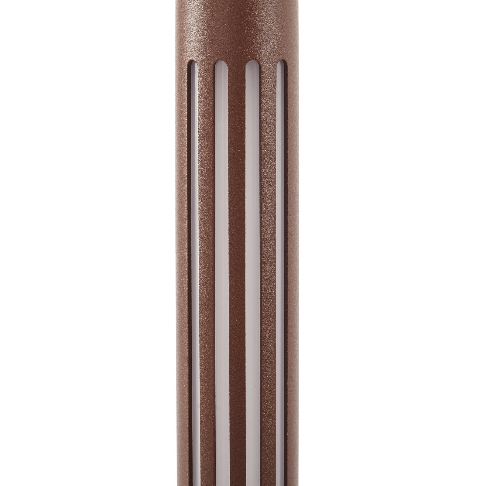 Lindby LED-väglampa Fjorya, höjd 60 cm, brun, IP65 Lindby LED-väglampa Fjorya, höjd 60 cm, brun, IP65