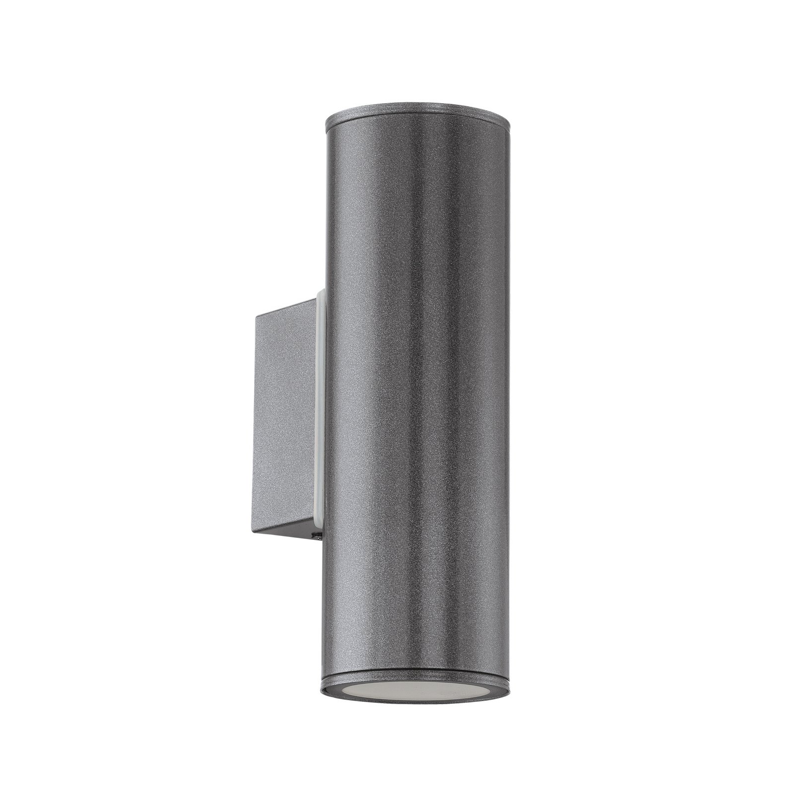 Riga LED zidna lampa, antracit, visina 20 cm, metalna, 2 žarulje.