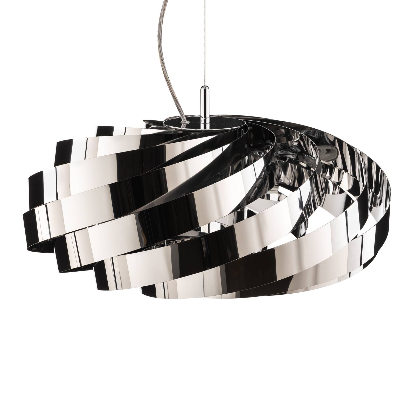 Lampa wisząca Vento, kolor chromowo-niklowy, Ø 60 cm, metal
