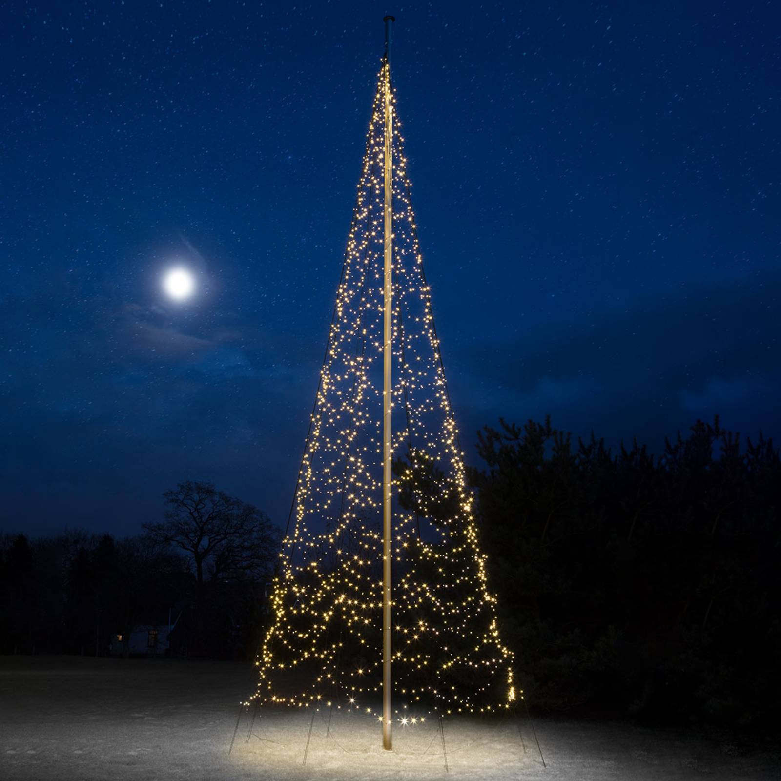 10 m de haut - sapin de Noël Fairybell 2000lampes