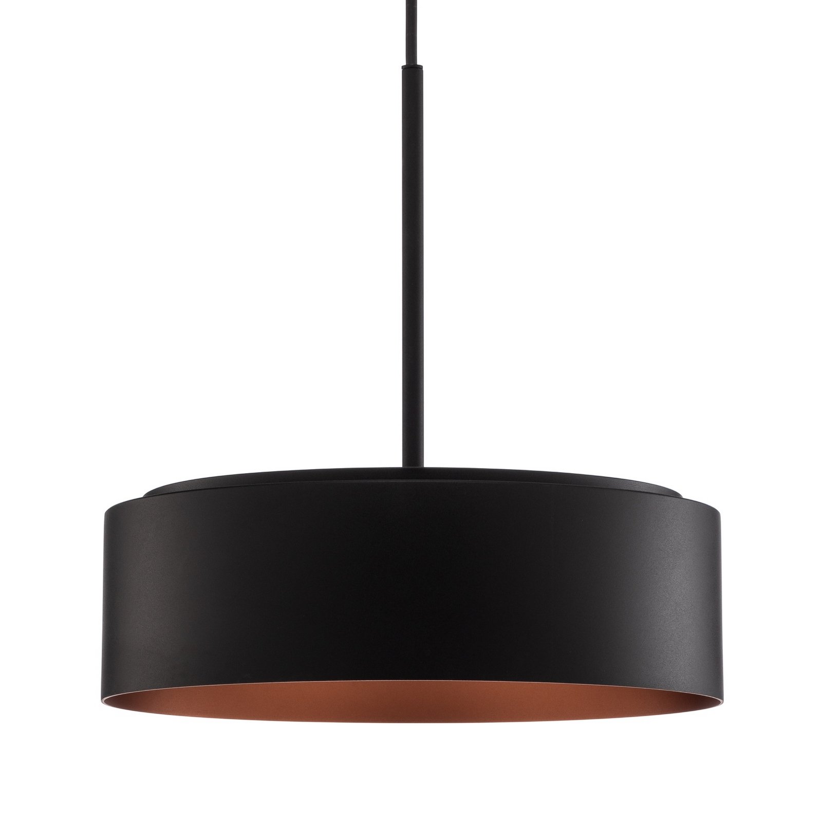 Candeeiro suspenso LED Bega Studio Line Ø 36 cm preto-cobre DALI