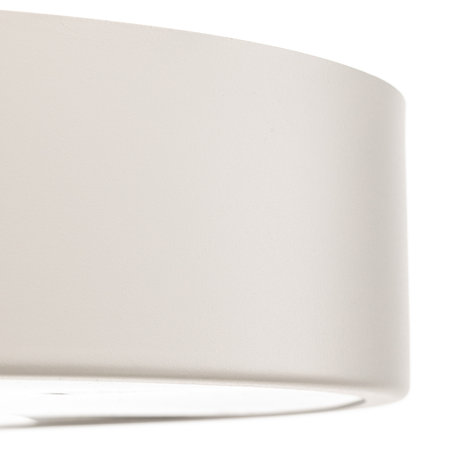 Cleo 400 ceiling light, IP54, Ø 40 cm white