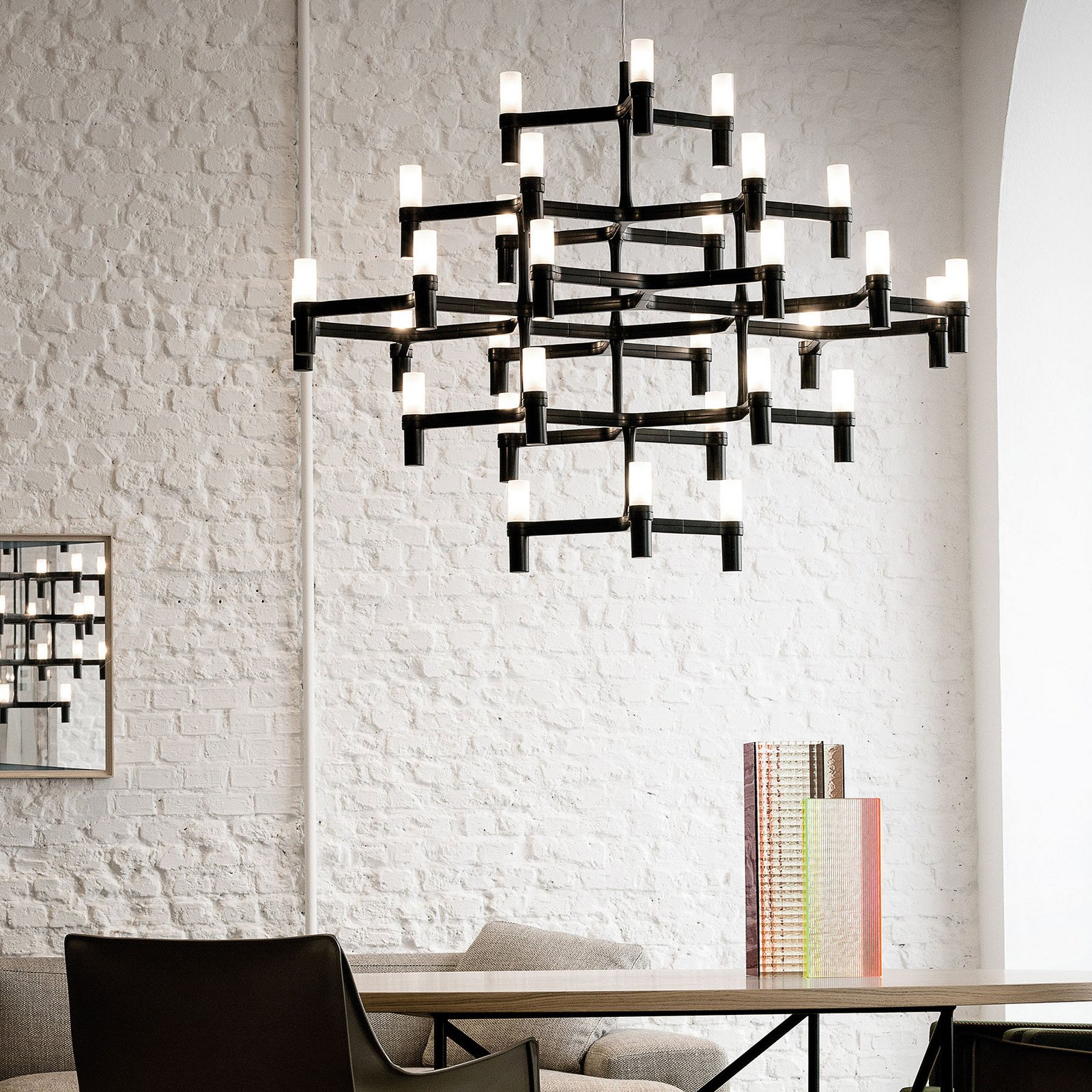 Nemo Crown Major lampă suspendată Nemo Crown Major 30-light negru