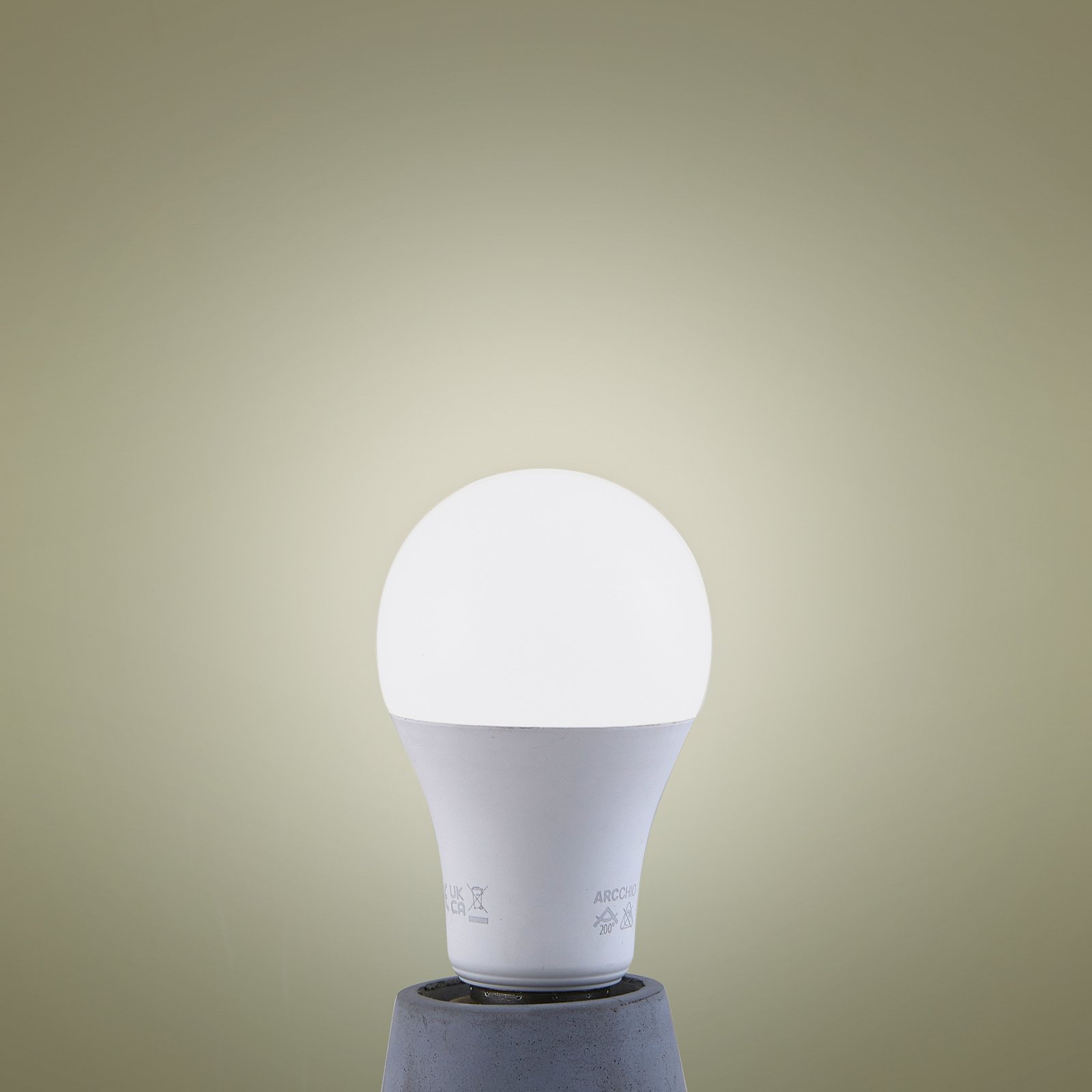 LED žiarovka, opál, E27, 3,8 W, 4000K, 806 lumenov