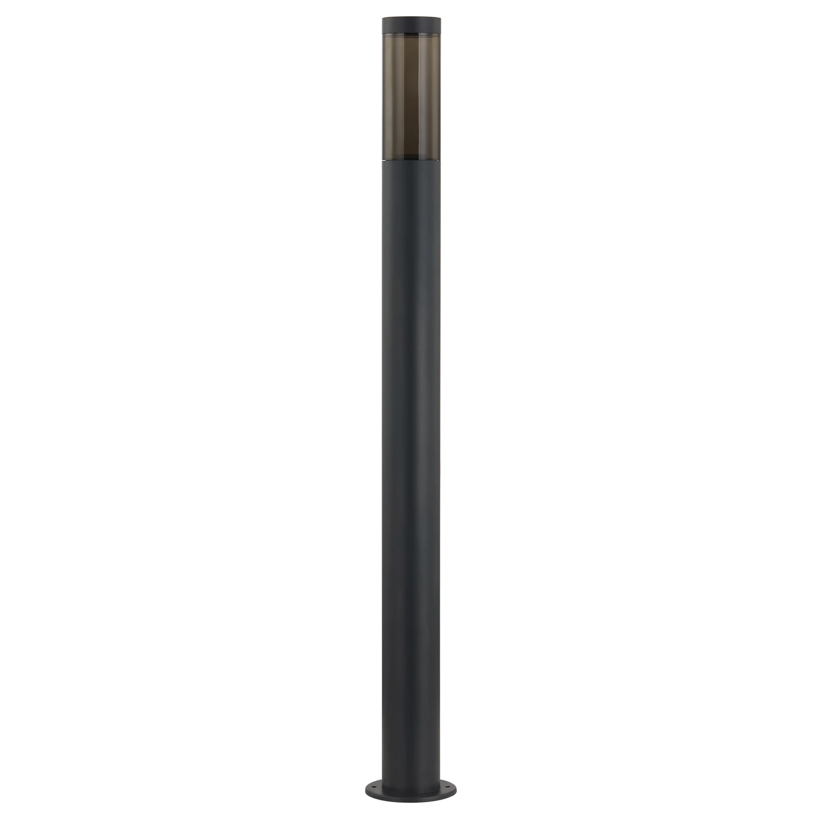 Bornes lumineuses Lindby Statius, anthracite/transparent, fer, 100 cm