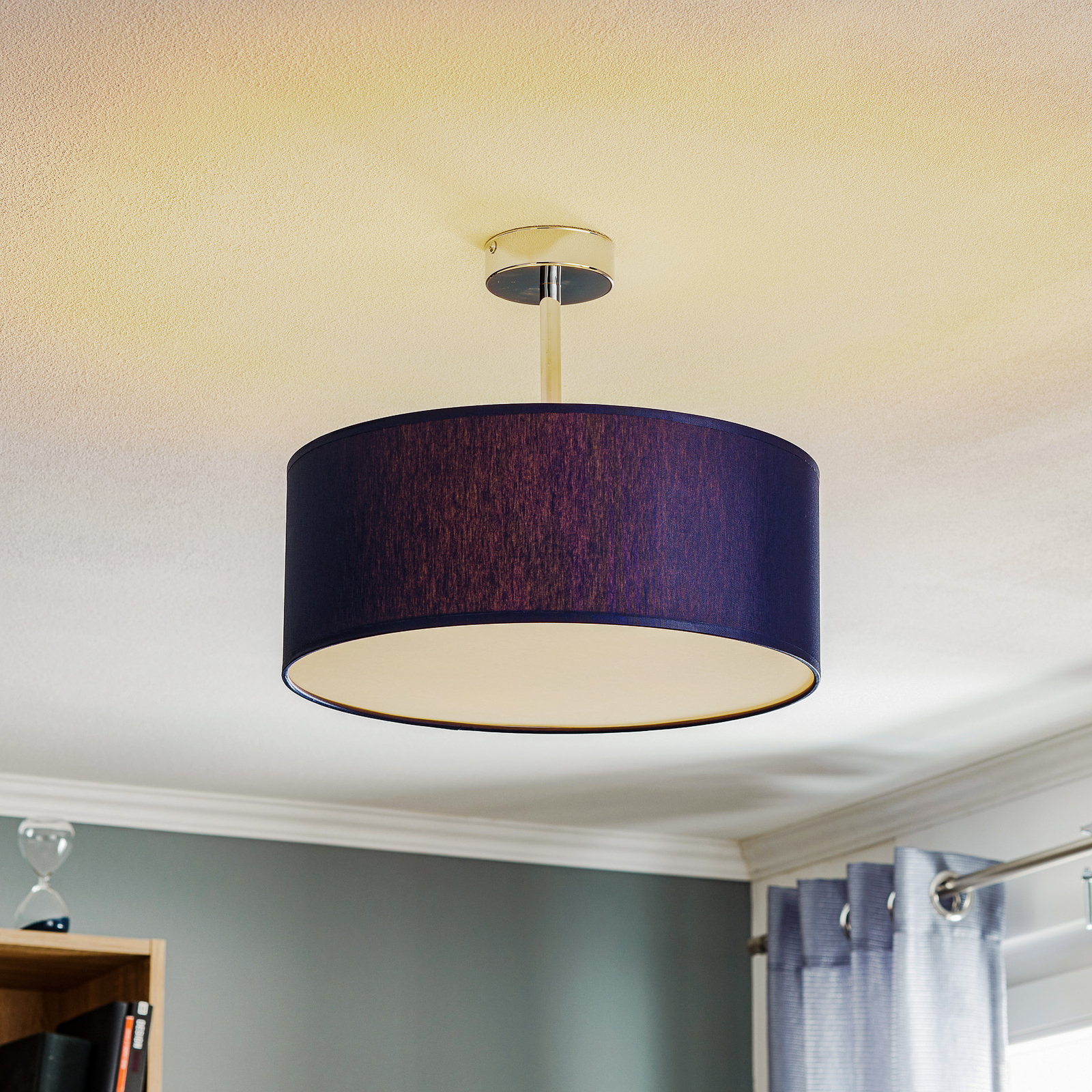 navy flush ceiling light