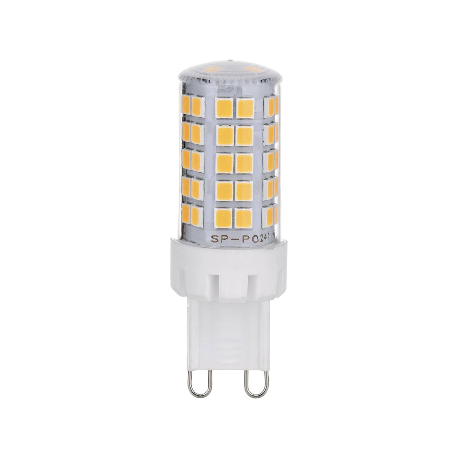 LED-Stiftlampe, klar, G9, 5 W, 2.700 K, 500 lm, dimmbar