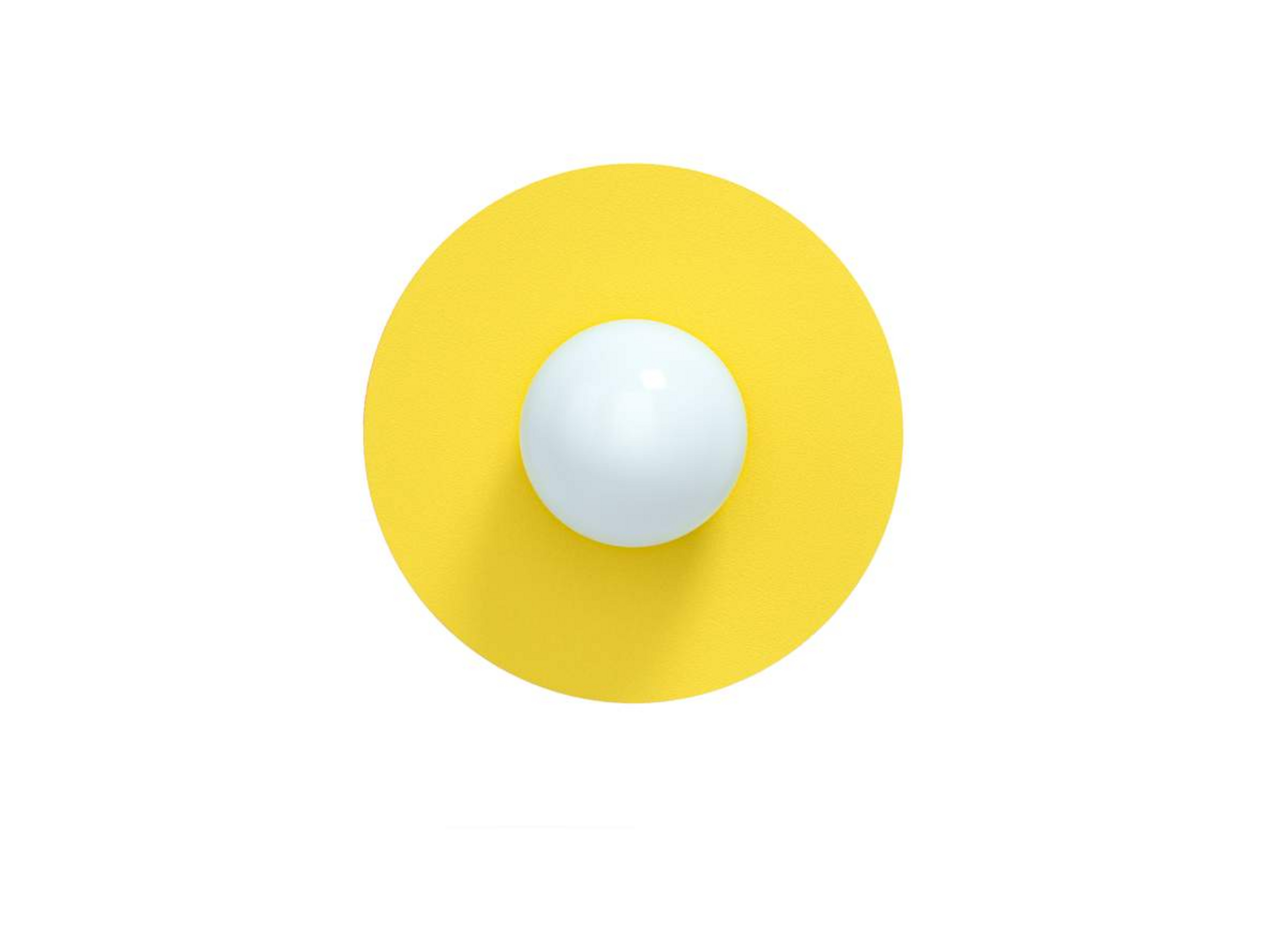 Candy Big Circle 360 S wall light, Yellow - Swedish Ninja