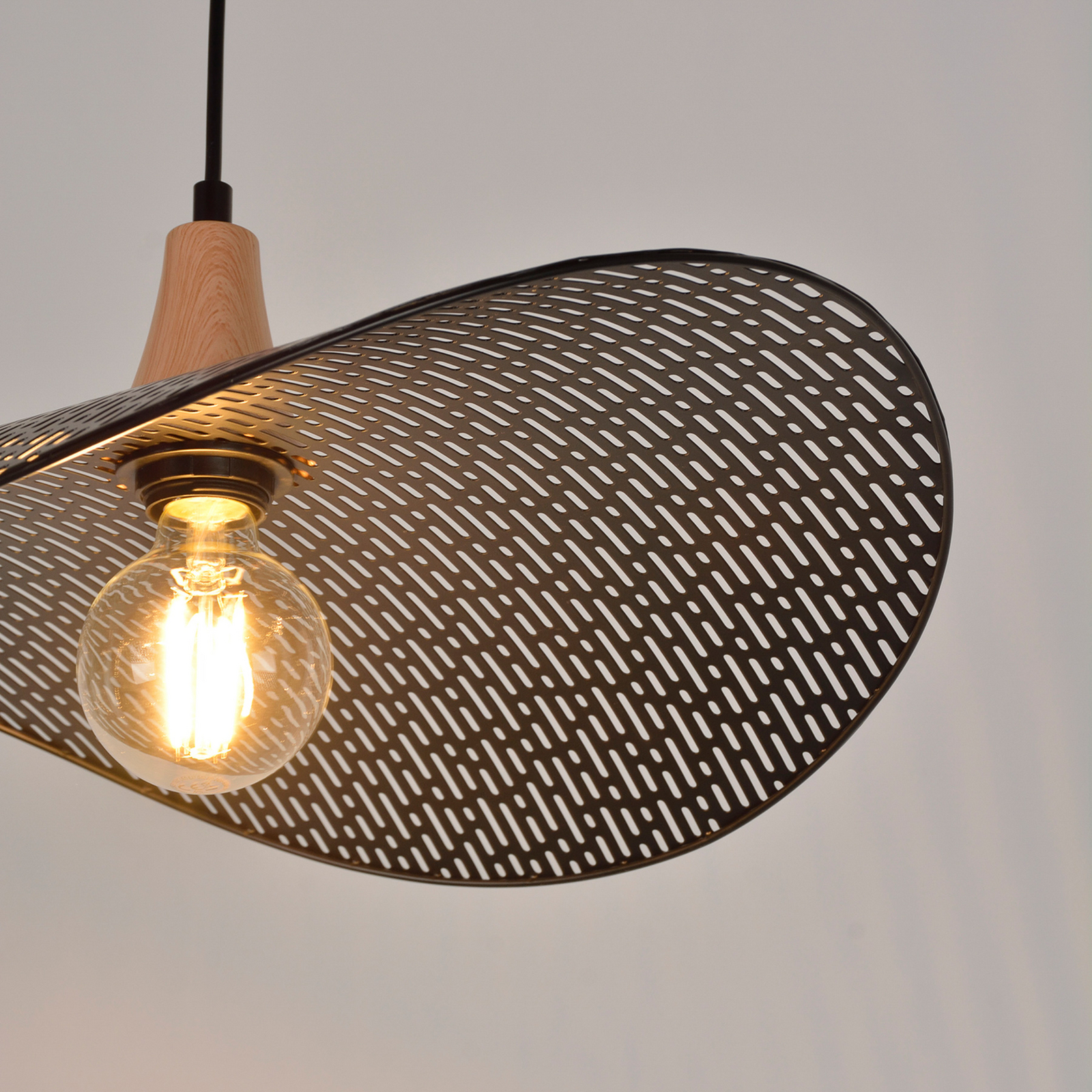 Honu lampa za vješanje, crna, Ø 48 cm - Corep SAS Honu lampa za vješanje, crna, Ø 48 cm - Corep SAS