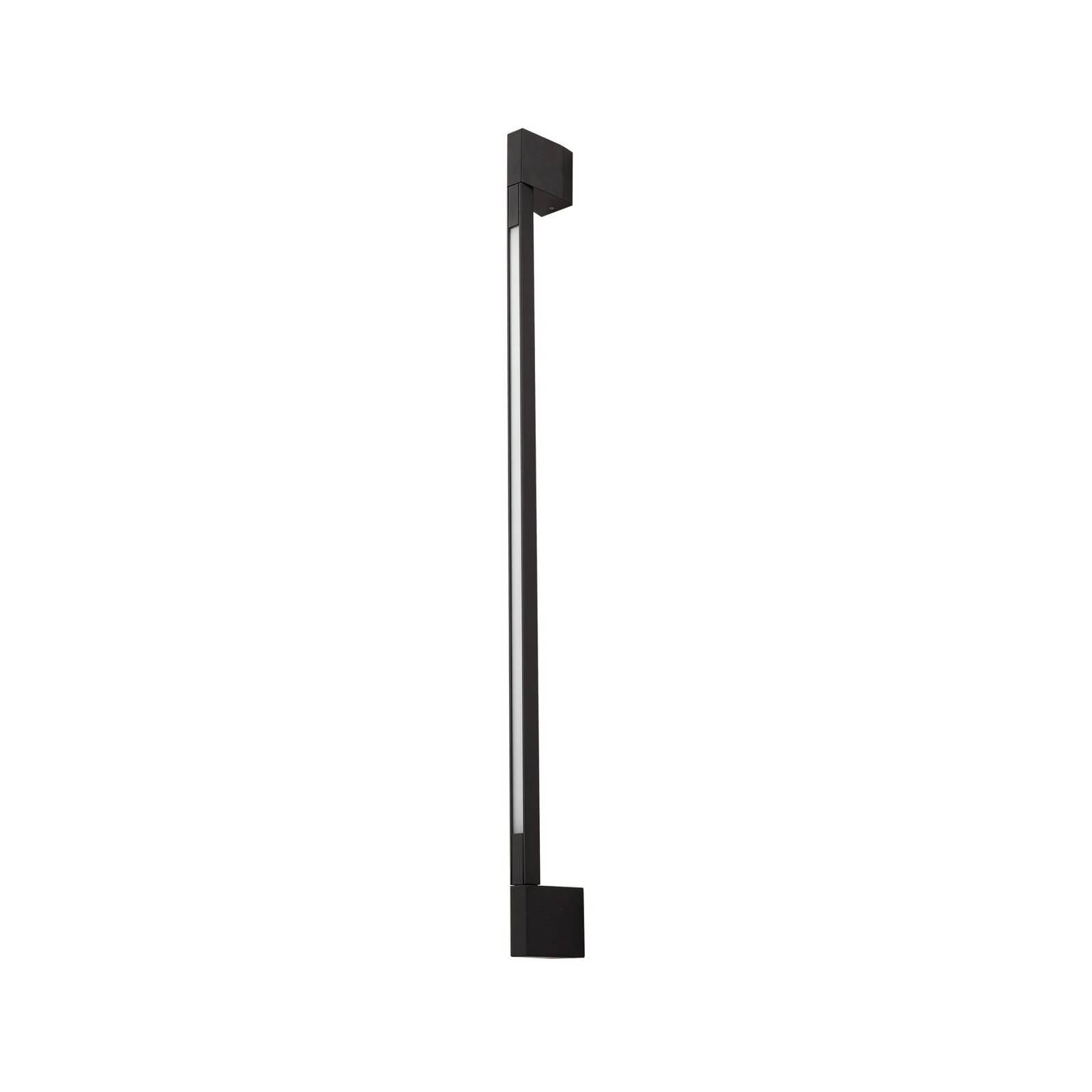 Lindby LED-Wandleuchte Neano, 90cm, schwarz, Metall, IP54