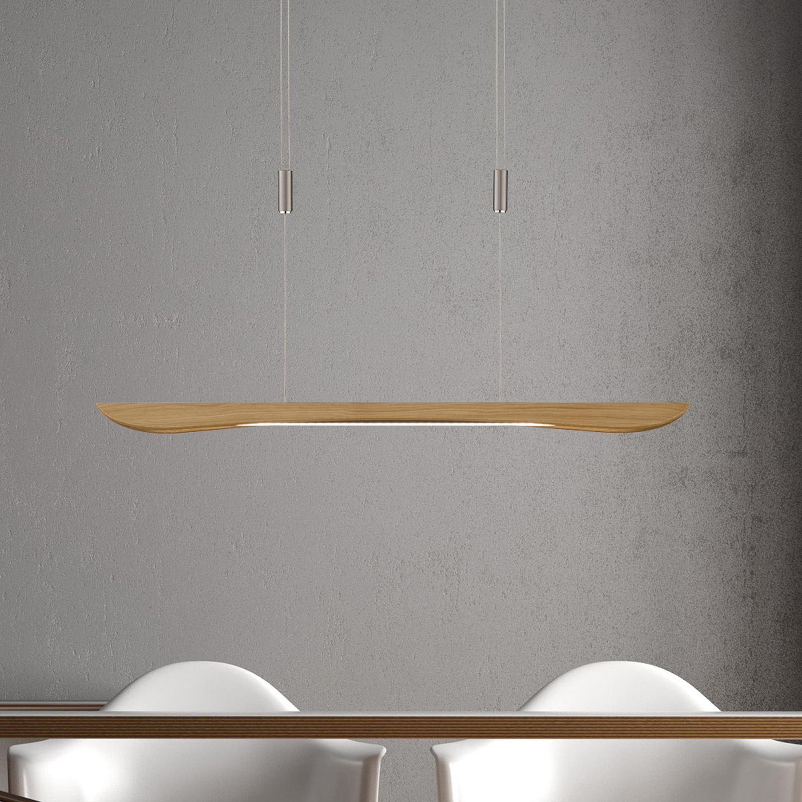 Rothfels Hiba sospensione LED naturale 88 cm