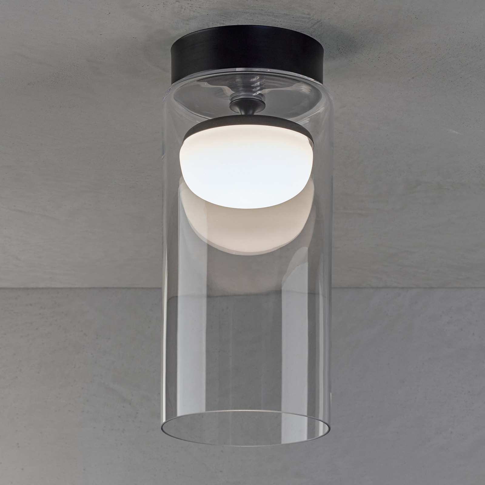 Prandina Diver plafoniera LED C3 2.700K nero