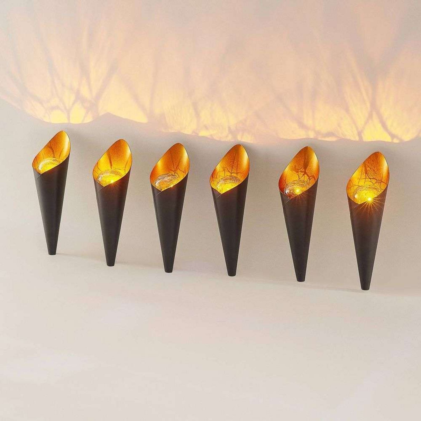 Jalf Lampada Solare w/Spike 6 pcs. Dark Grey - Lindby