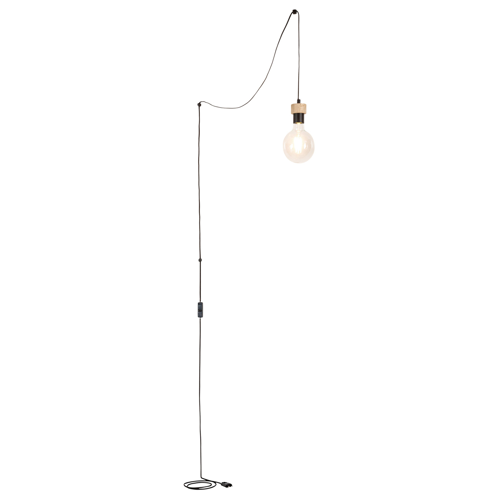 Envolight Merlo hanglamp met stekker, 1-lamp