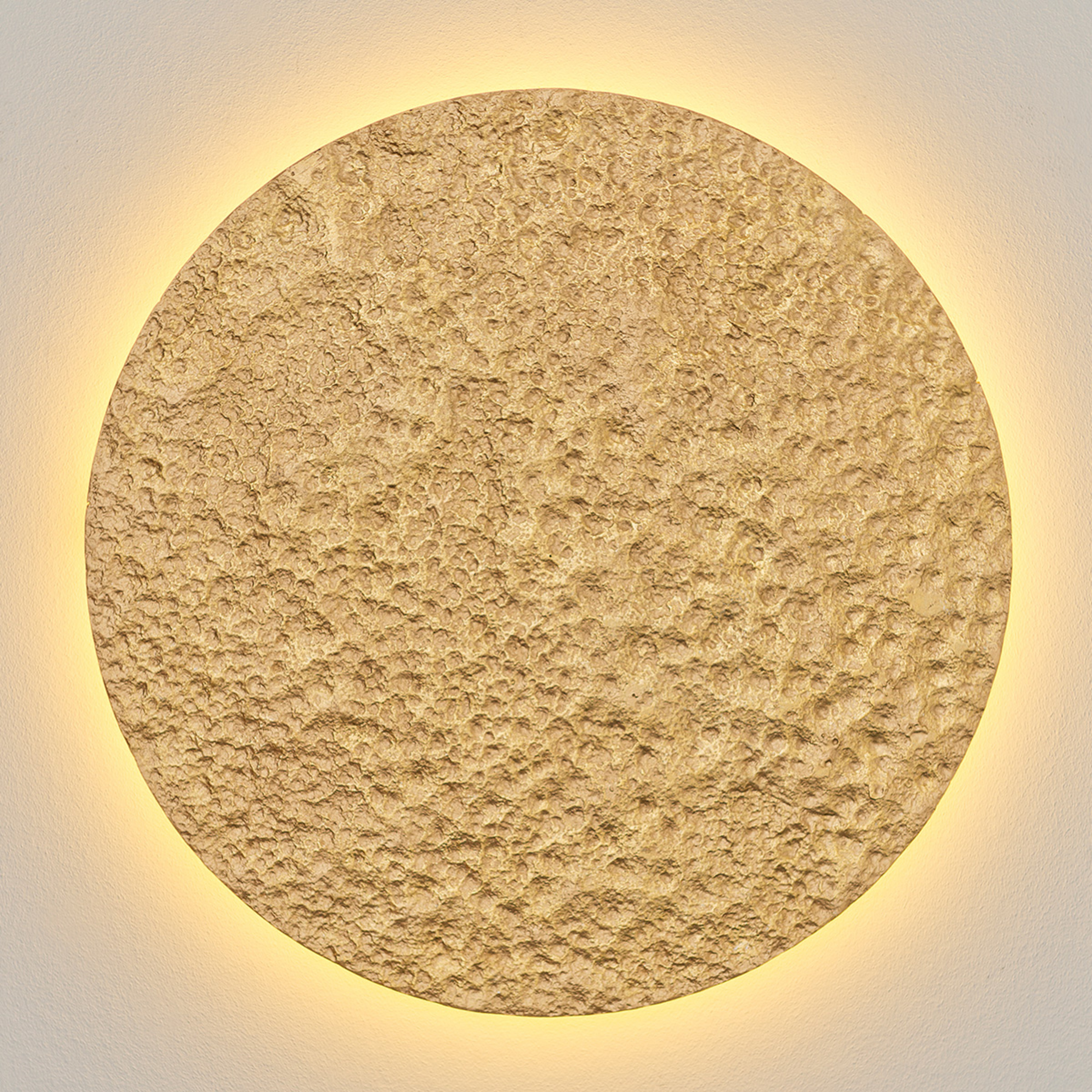 Kinkiet LED Meteor, Ø 55 cm, złoty