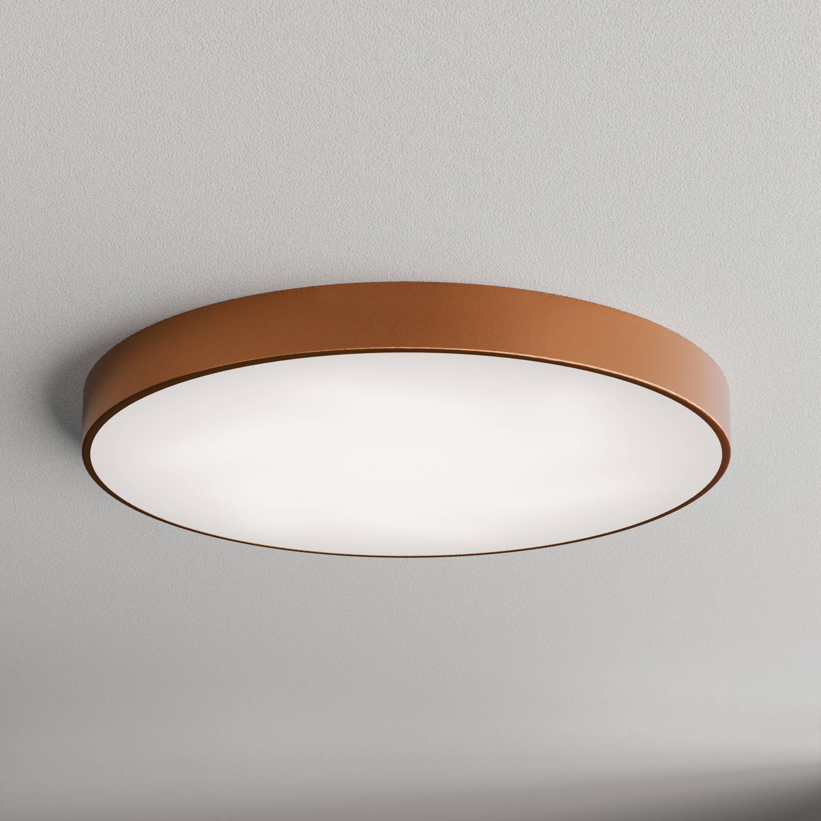TEMAR LIGHTING Plafonnier Cleo 800, Ø 78 cm cuivre