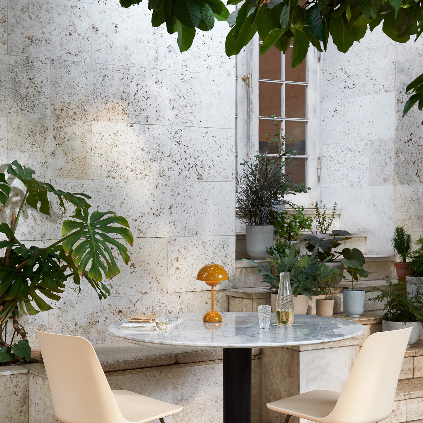 Flowerpot VP9 Portable Tischleuchte Mustard - &Tradition Flowerpot VP9 Portable Tischleuchte Mustard - &Tradition