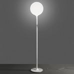 Candeeiro de pé Artemide Castore com abajur de vidro Ø35cm