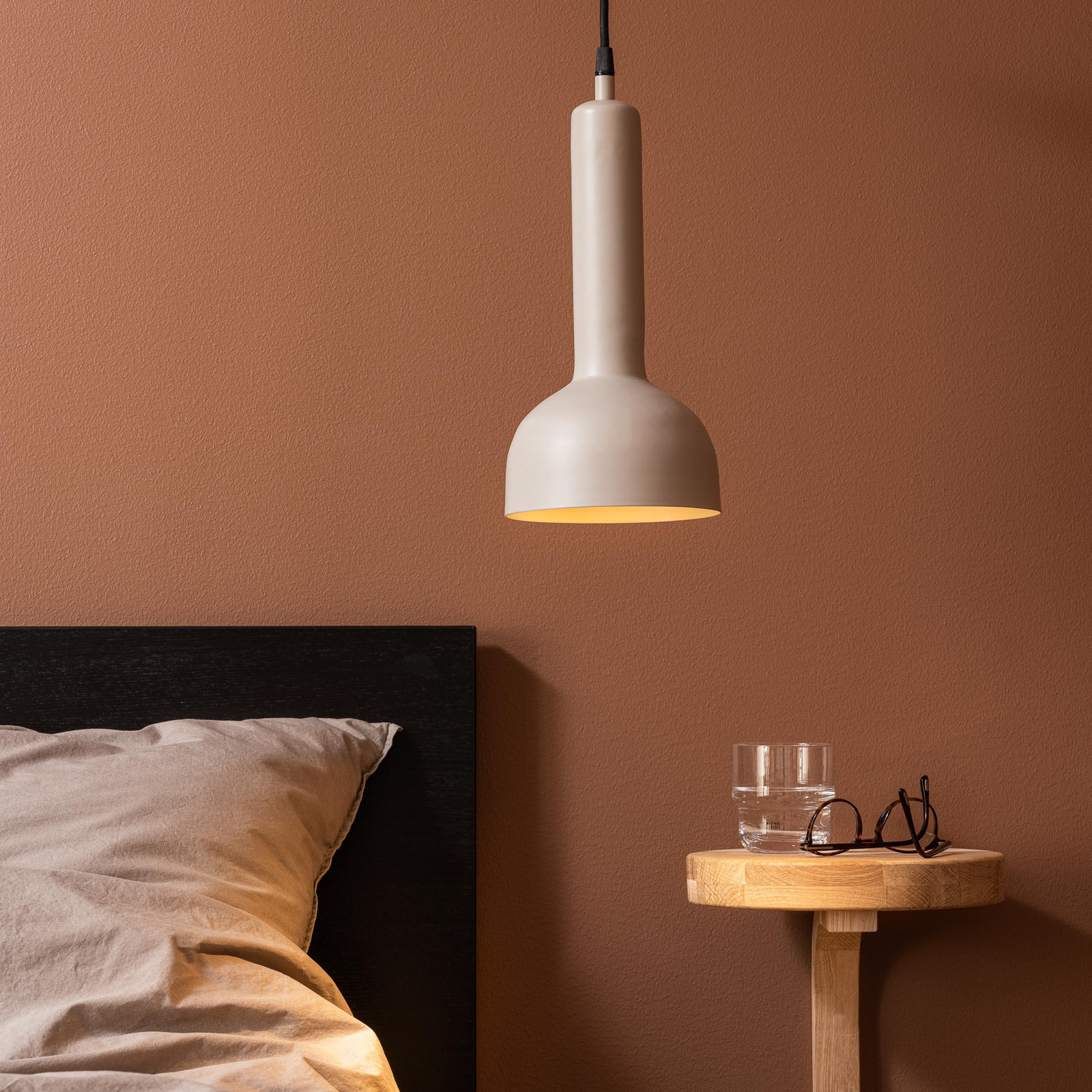 PR Home Bainbridge lámpara colgante Ø 15 cm beige