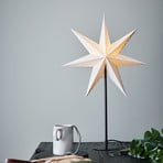 Lively standing star, white/black