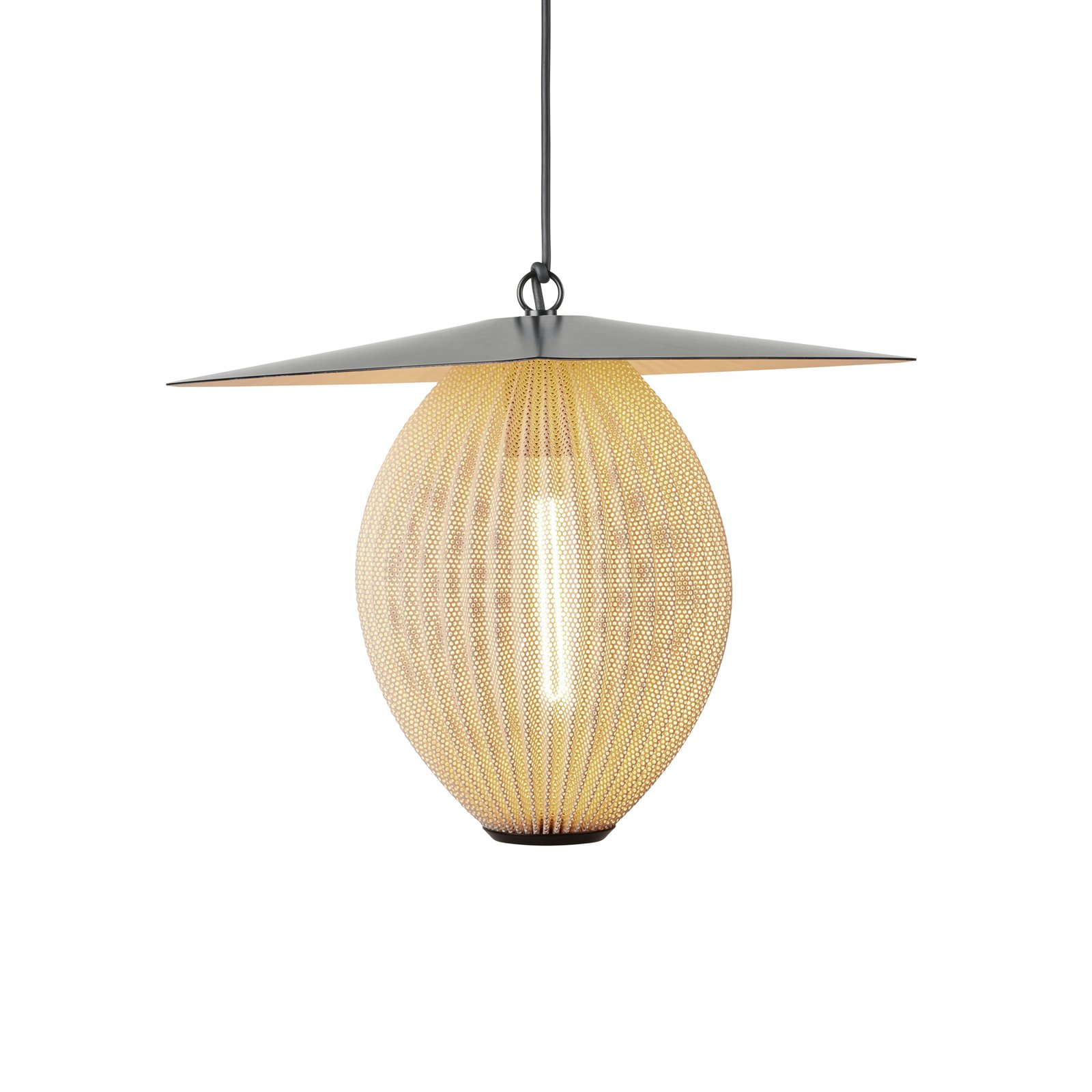 Satellite Outdoor Pendant Ø27 Cream White/Black - GUBI
