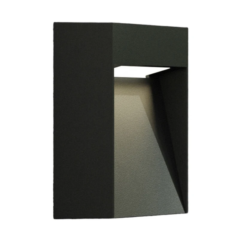 Lucande – Bene LED Außen Wandleuchte Dark Grey