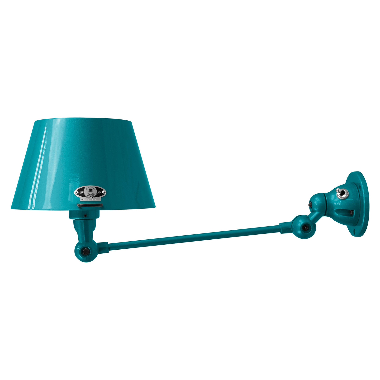 JIELDÉ Jieldé Aicler AID301 articulated wall lamp blue, for Living / Dining Room, aluminium, steel, E14, 25 W, energy efficiency: A++