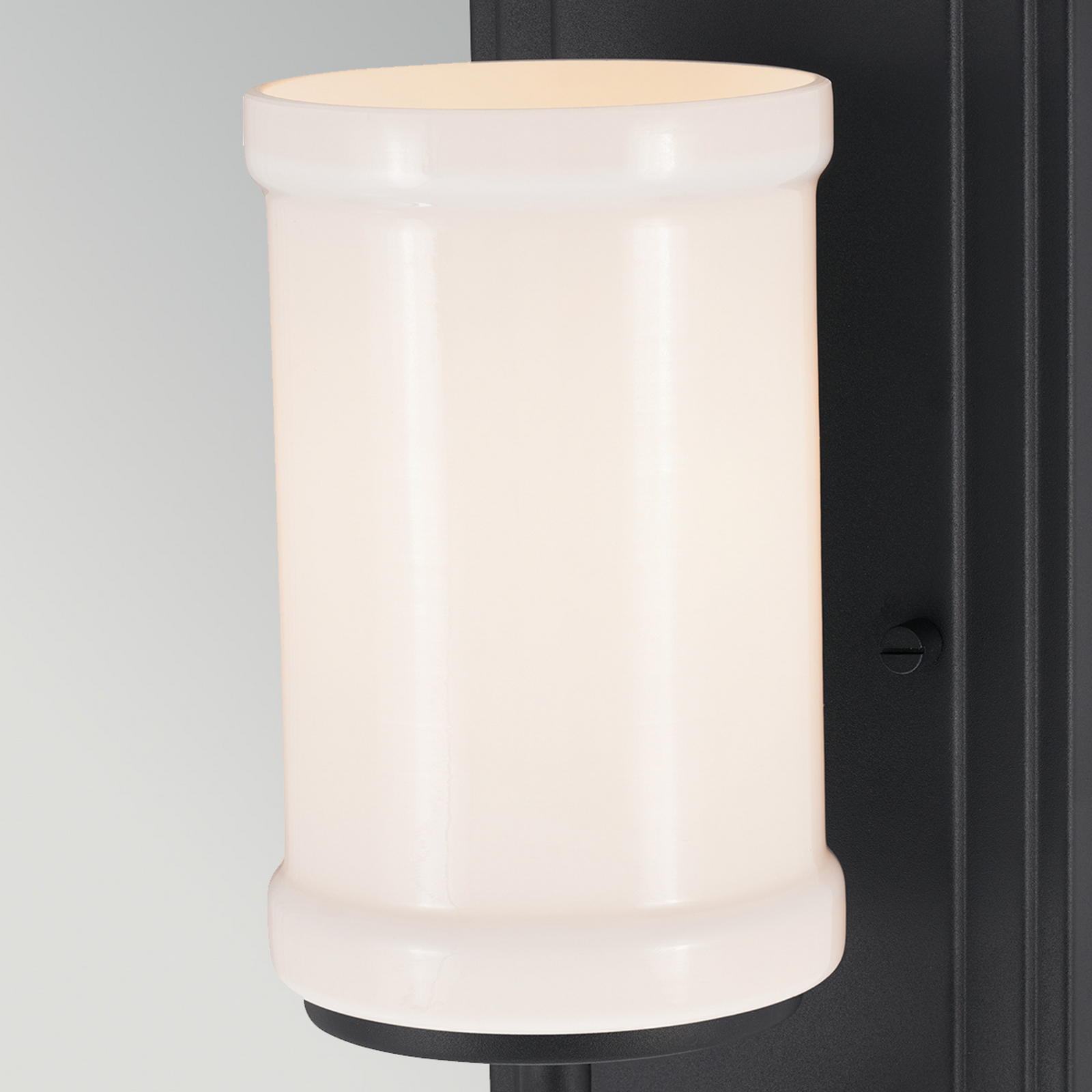 Nástenné svetlo Vetivene, čierna, výška 31 cm, IP44, G9-LED – KICHLER Nástenné svetlo Vetivene, čierna, výška 31 cm, IP44, G9-LED – KICHLER