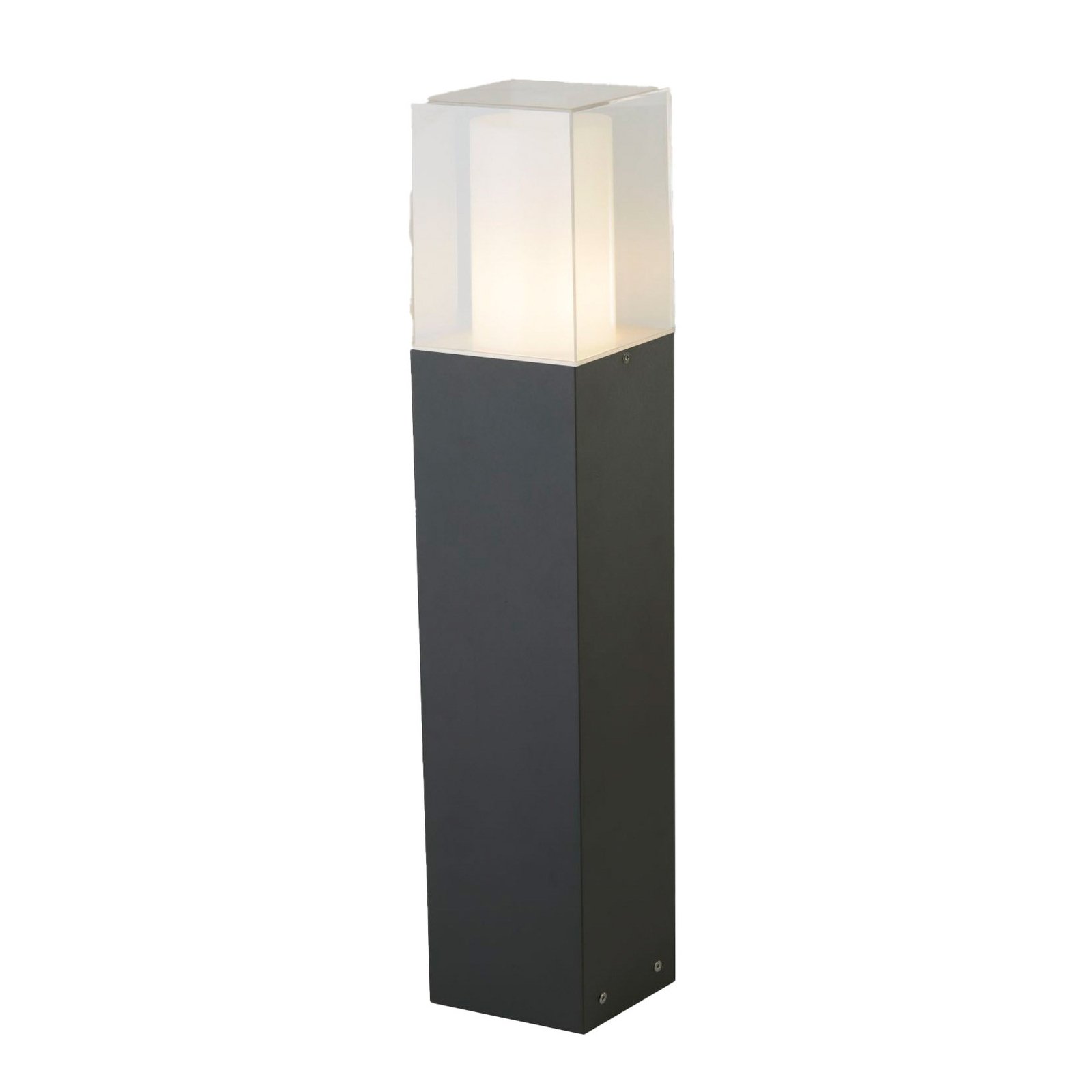 Granada pillar light in an angular shape