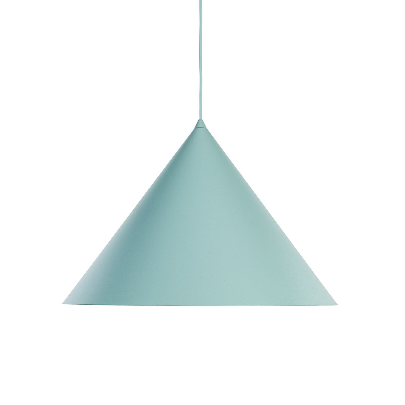 Cono pendant light, 1-bulb, Ø 50 cm, mint, E27