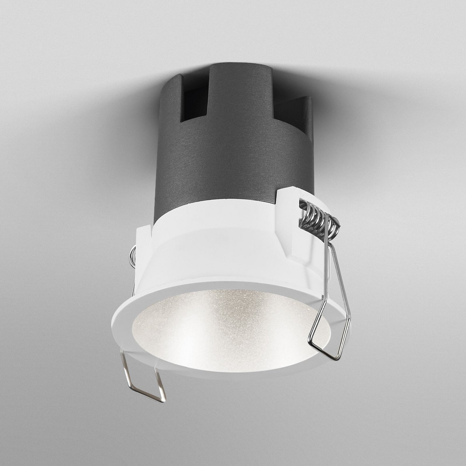 OSRAM LED-Einbauspot TWIST, weiß/silber, 840, Ø 7 cm, Metall