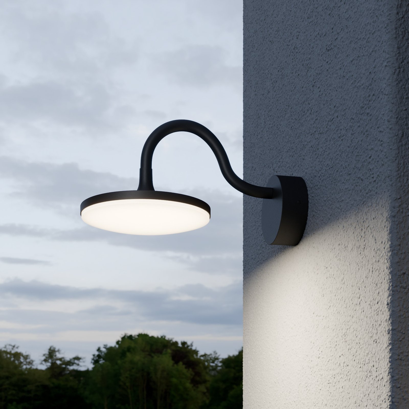 Fineria Zewnętrzna Lampa Ścienna Dark Grey - Arcchio