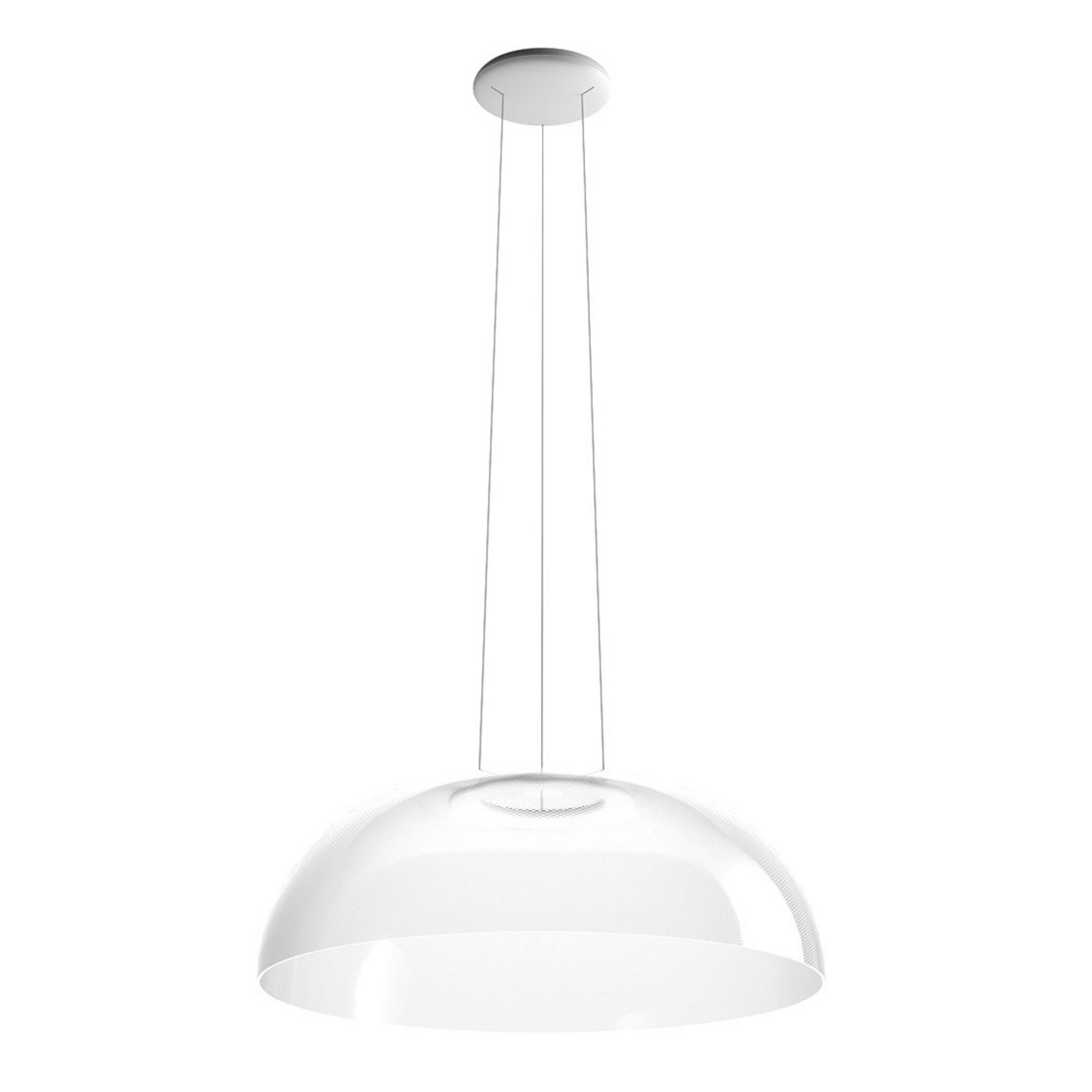 Demì LED-Hängelampe, Ø 70cm, transparent, dimmbar - Stilnovo