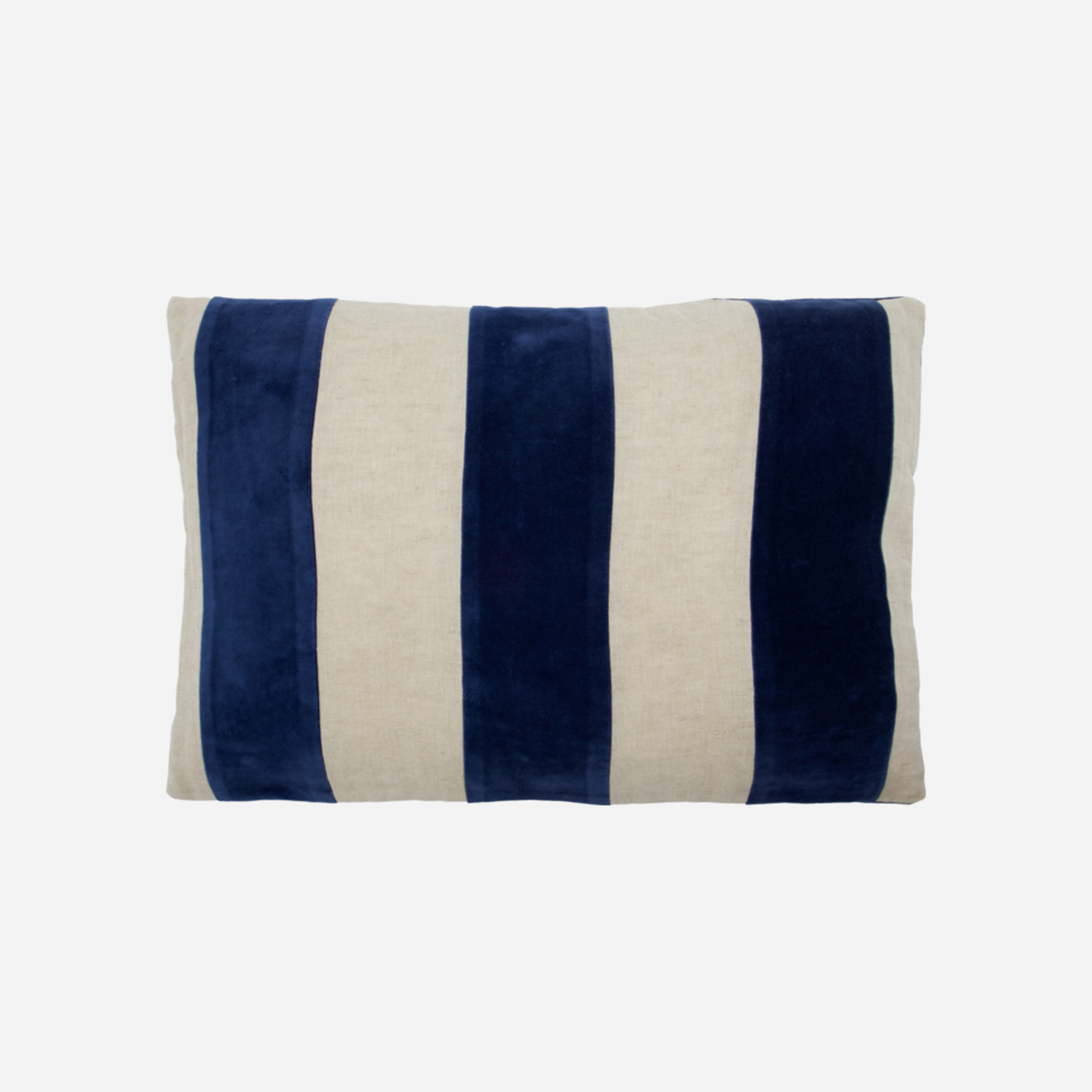 HDSono obliečka na vankúš krémová/modrá textil 60x40 cm - House Doctor