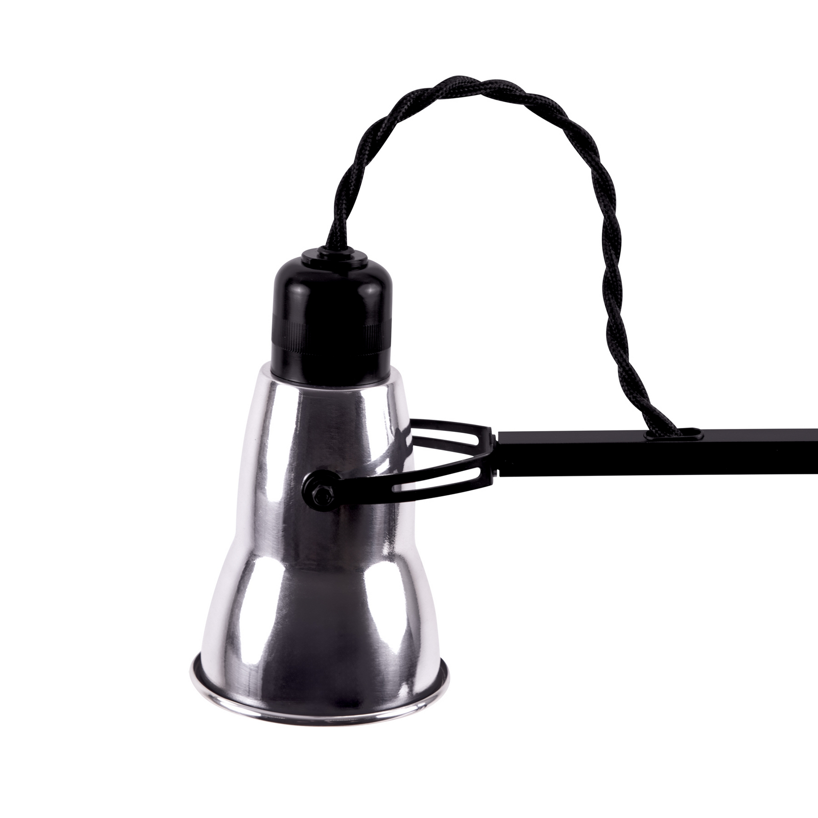 Anglepoise-bureaulamp Original 315, zilver/zwart