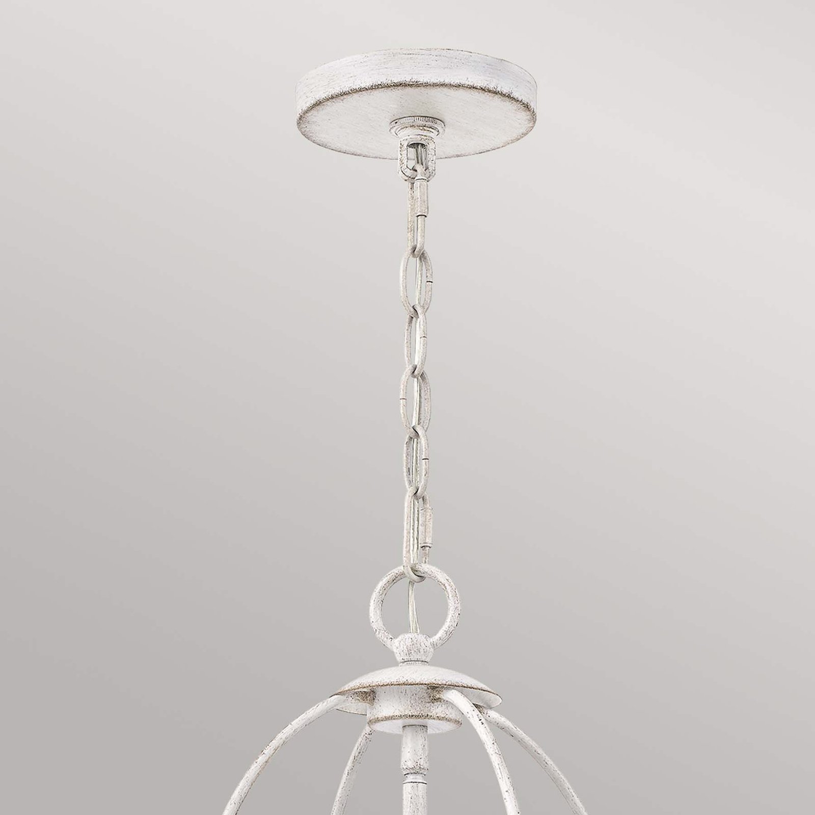 Bradbury pendant light, 4-bulb, white