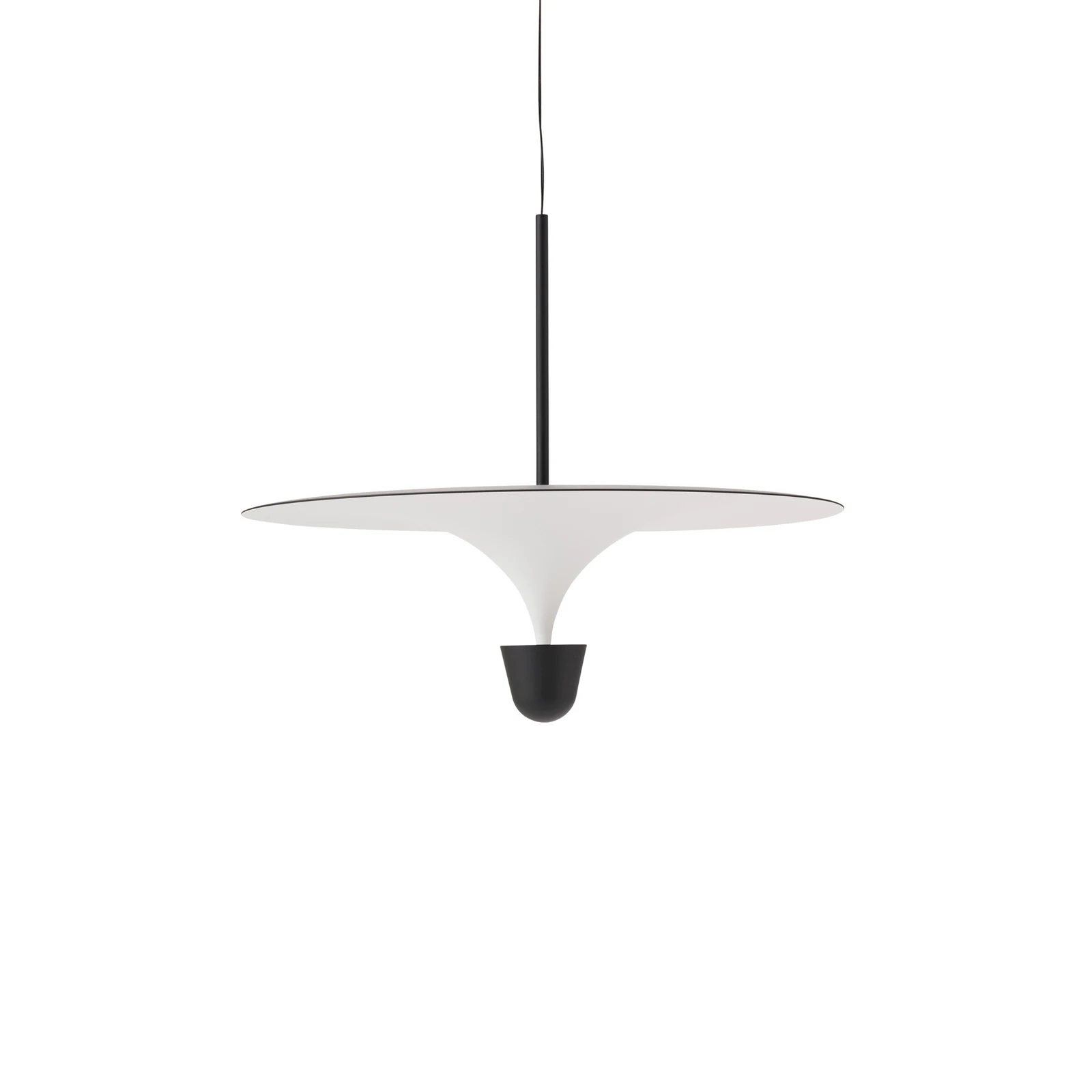 New Works Suspension LED Kantarell, Ø 60 cm, noir