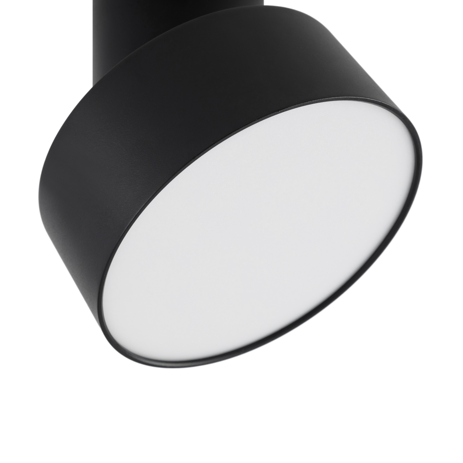 Lindby LED-spotlight Nivoria, svingbar, svart