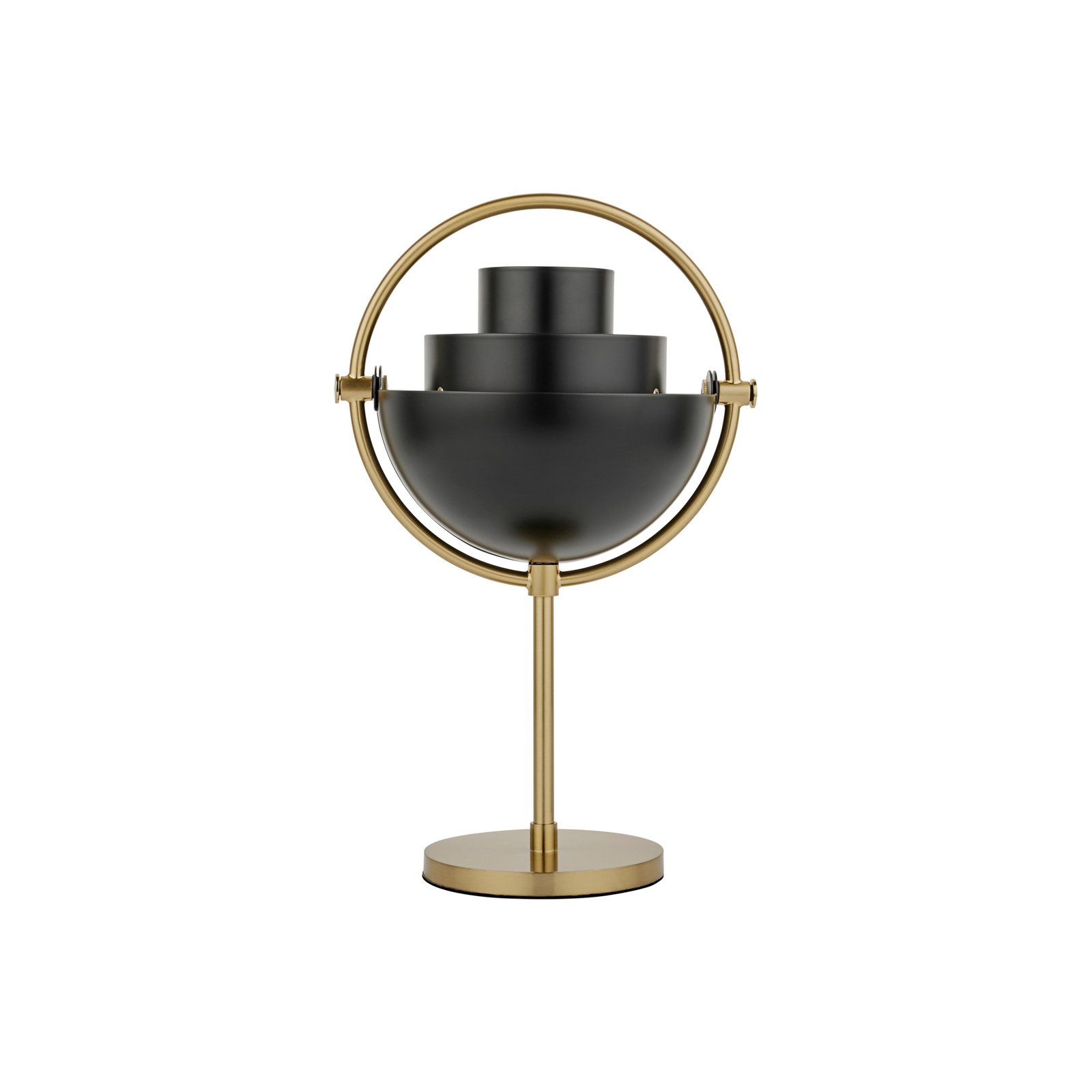 GUBI uppladdningsbar bordslampa Multi-Lite höjd 30 cm mässing/svart