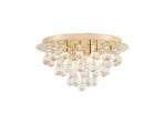 Gillion 4 Stropní Lampa Crystal/Gold - Lindby