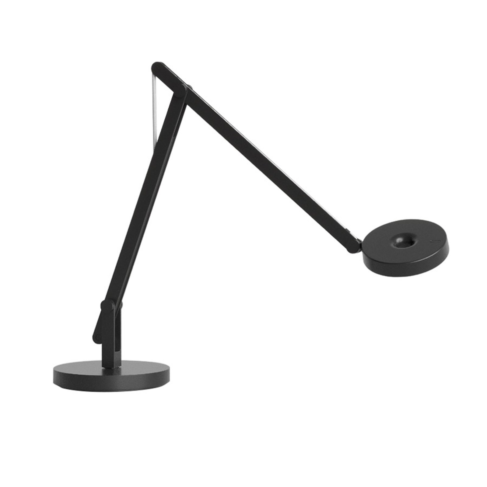 String T1 Mini Tafellamp DTW Matt Black/Silver - Rotaliana