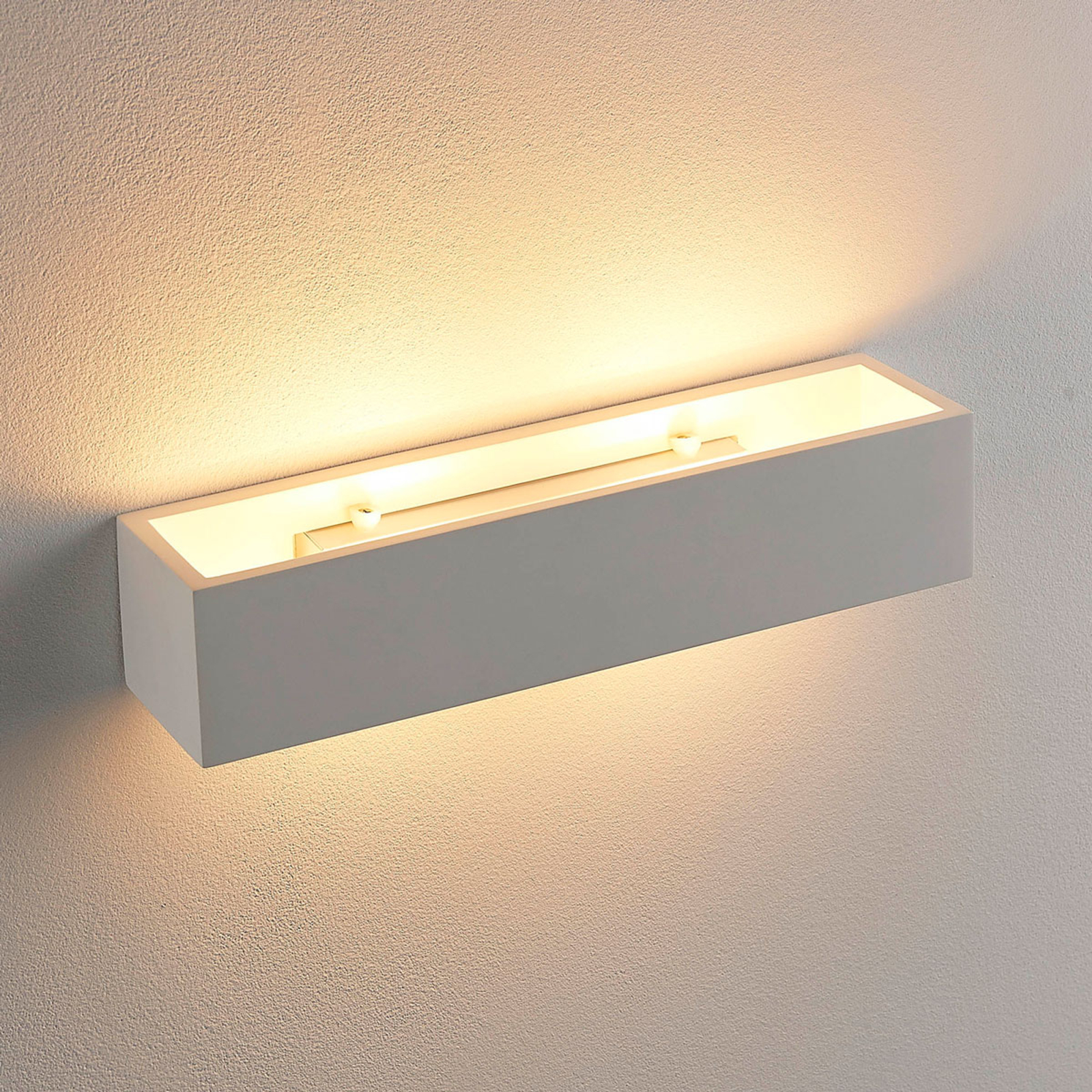 Vegglampe i gips Tjada med G9 LED pærer | Lampegiganten.no Vegglampe i gips Tjada med G9 LED pærer | Lampegiganten.no